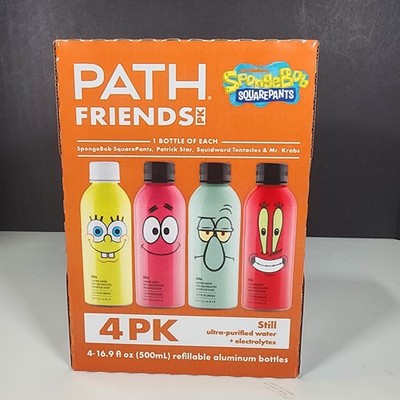 SpongeBob PATH Water 4-Pack Sealed | Rare Nickelodeon Nostalgia