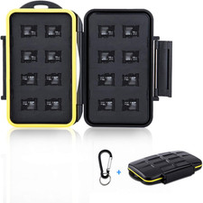16 Slots Micro SD Card Holder, Micro SD Card Case Micro SD Micro SDHC Micro SDXC