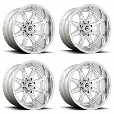 Set 4 20 Fuel D748 Hammer 20x9 8x180 1mm Chrome Wheels For Chevy Gmc Truck Rims