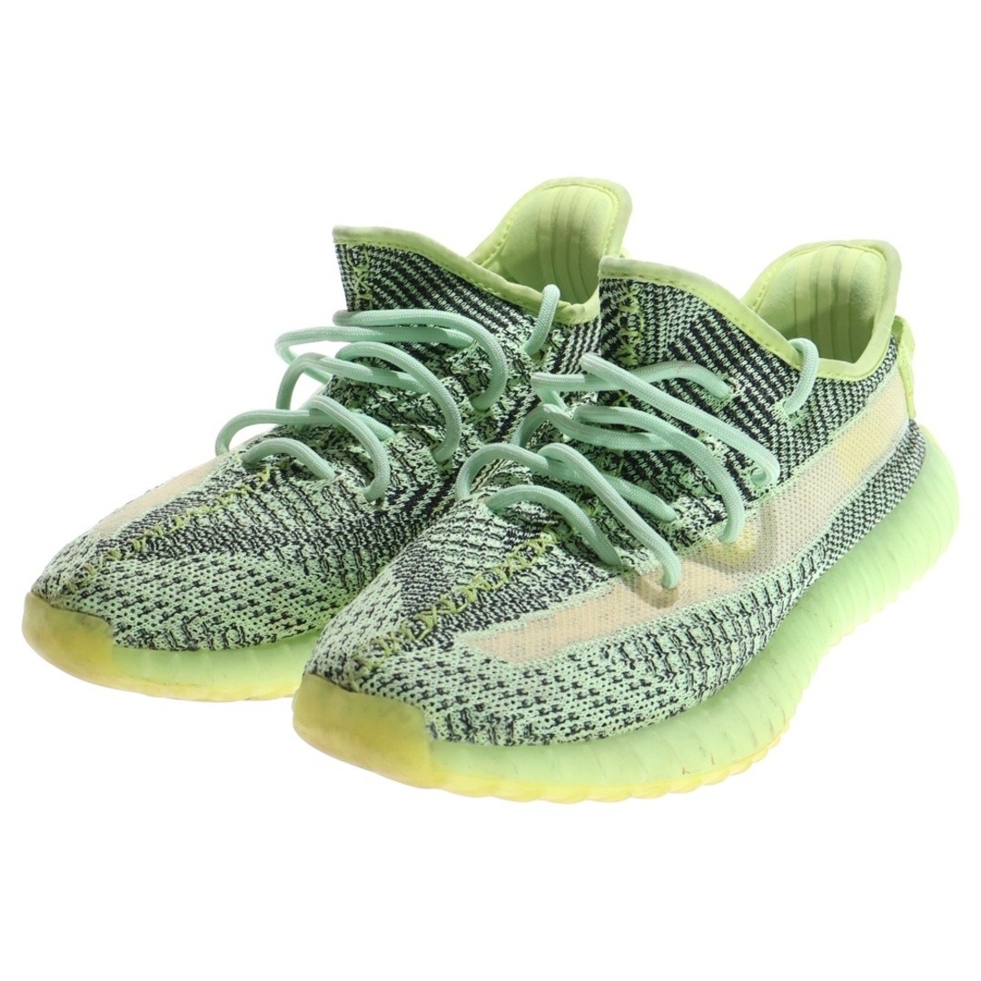 adidas YEEZY BOOST 350 V2 LOW CUT SNEAKERS YELLOW US8.5 26.5cm FX4130 Used 64a19 thumbnail 2