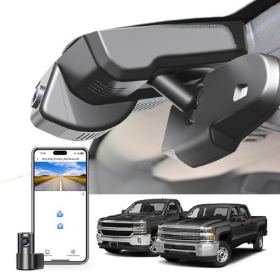Front 4K & Rear 1080p Dash Cam für Chevy Silverado Select 1500/2500/3500 GPS APP