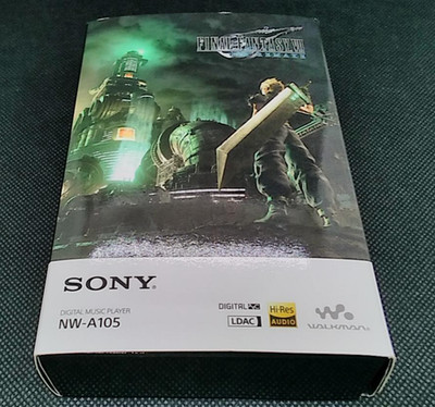 SONY Final Fantasy VII Remake Walkman Musik Player NW-A105 schwarz 16G funkti...