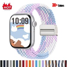 Braided Magnetic Buckle Band for Apple Watch 38-45mm Series SE 6-10 Ultra 2