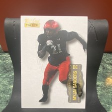 2022 Wild Card MATTE Myjai Sanders Football #MB-92 Base Set Trading Card
