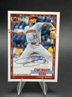 2026 Topps Series 1 Chase Burns 1991 Topps Baseball Autographs (RAW)