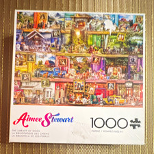 Buffalo Games Aimee Stewart Library of Dogs 1000pc Interlocking Puzzle 11560