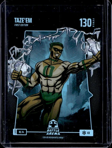 2024 Bo Jackson Battle Arena TCG Taze'em Alpha Edition Battlefoil Ice
