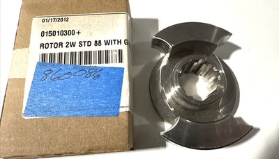 SPX Waukesha 015010300+ Pump Rotor for 2W STD 88 With Groove (GENUINE OEM) *NEW*