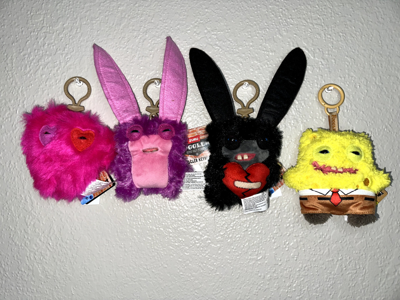 Fuggler Keyring - Choose Your Fuggler!! Lord Long Ears, Spongebob, & More!