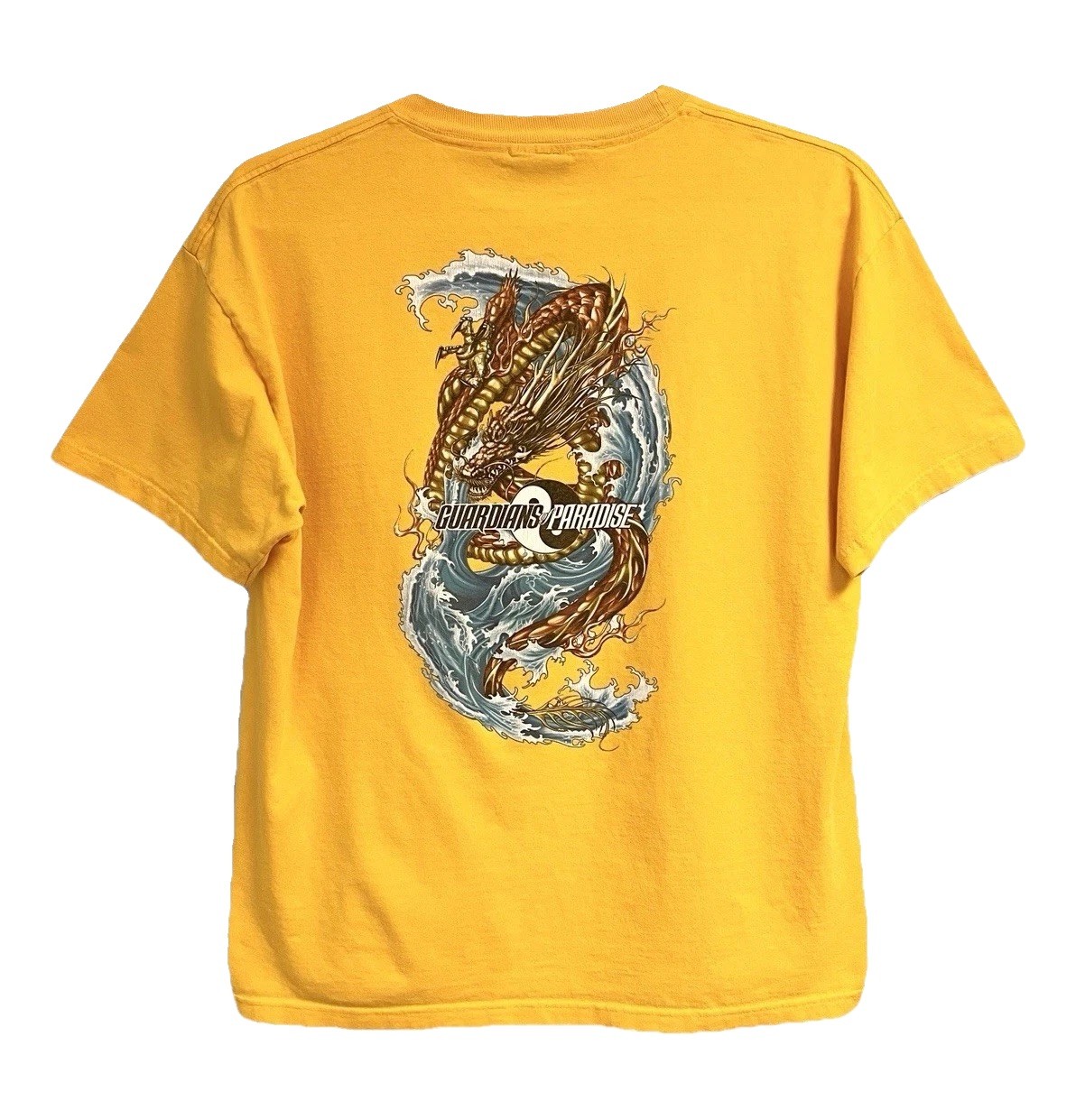Vintage 90s ODM Guardians of Paradise Dragon Surf T-S… - Gem