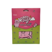 Marks & Spencer M & S Percy Pig Party Bunting 3 Metres New
