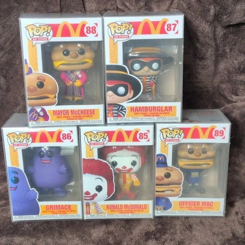 Funko Pop! Ad Icons McDonald's Exclusive Set of 5 Vinyl Figures Mayor McCheese