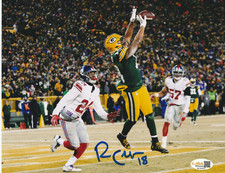 RANDALL COBB GREEN BAY PACKERS JSA AUTHENTICATED ACTION SIGNED 8x10