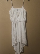 Guess High Low Strapless White Dress Size Small