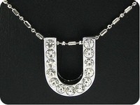 Steine Und MinéRaux. AnhäNger Diamant Cz 13X3 MM Vergoldet Weiß 18 K