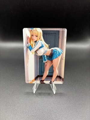 Lucy Fairy Tail Waifu Card TCG Full Art Waifu Legends Custom Goddess
