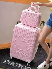 Sanrio Hello Kitty Hardside Carry On Spinner Suitcase 20"H x 13"W (NEW WITH TAG)