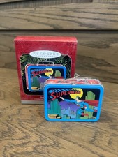 1998 Hallmark Superman Lunchbox Ornament w/ Box