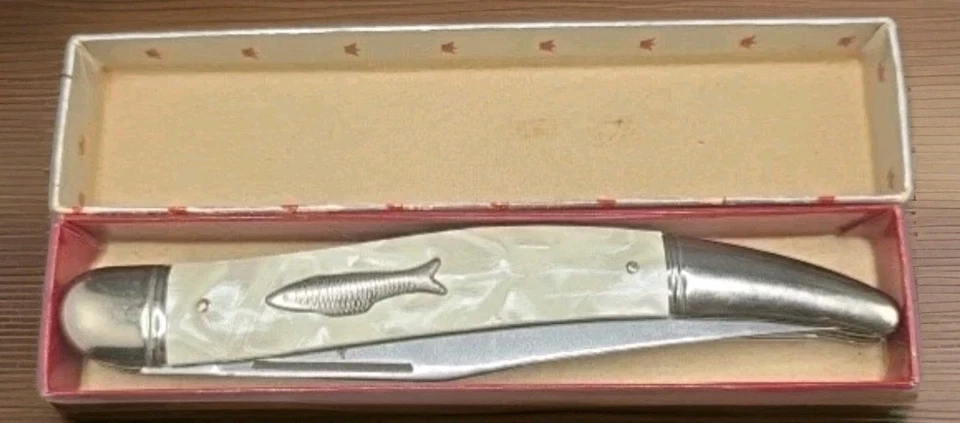 NAVAJA DE PESCA PLEGABLE DE BOLSILLO IMPERIAL VINTAGE Foto 3 de 4