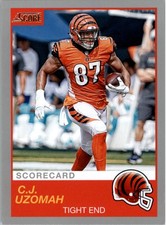 2019 Score Scorecard #96 C.J. Uzomah - FB