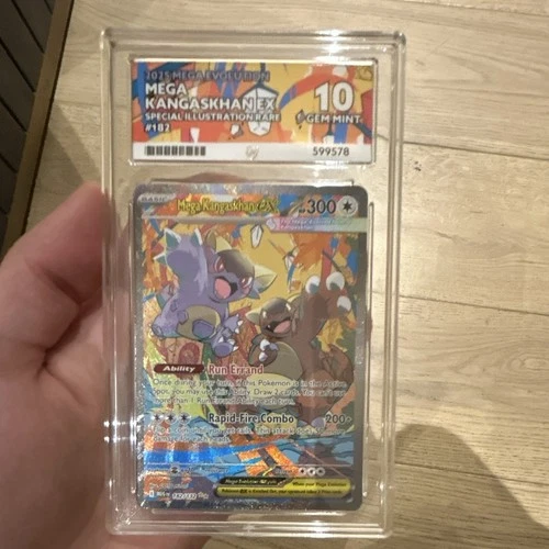 2025 Pokémon TCG Mega Evolution Mega Kangaskhan ex 182 Foil SIR ACE 10