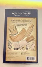 Realeather Discover Leathercraft Kit T4999 New Sealed Complete USA