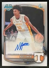 2025-26 Bowman Nate Ament Chrome Prospect Auto #CPA-NA Tennessee Volunteers