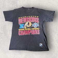 Vintage 1992 Washington Redskins Super Bowl Football Shirt XXVI NFL Mens XL Fade