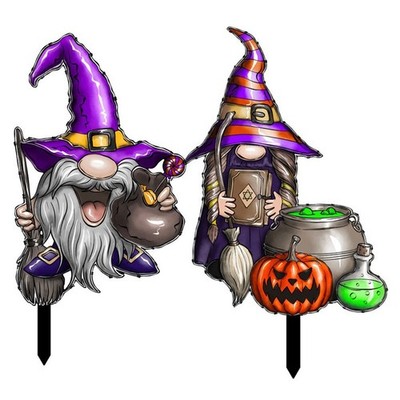 Begeistern Sie Ihre Gäste mit 3D Halloween Hexe Garten Pfahl perfektes Herzstü