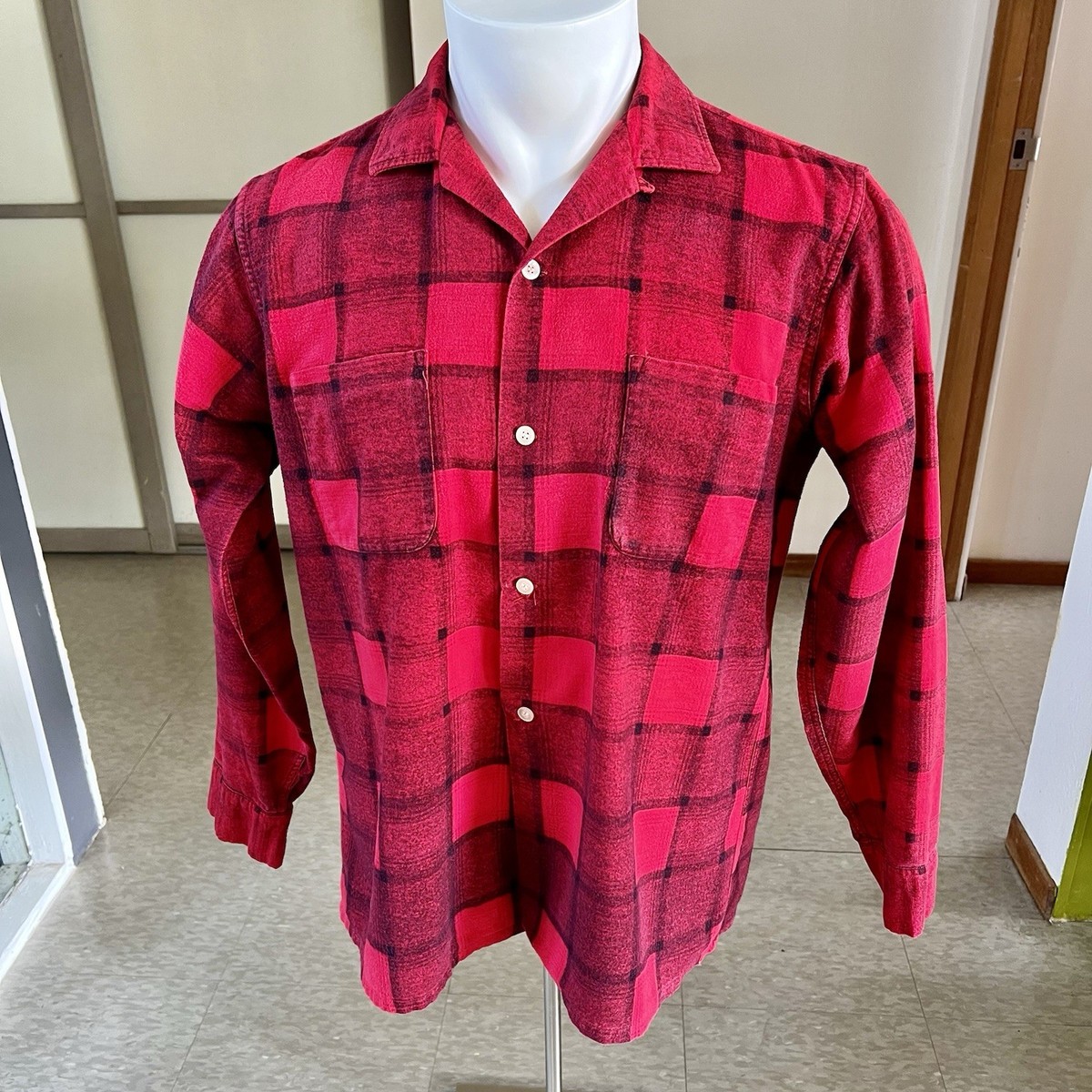 1950'S VINTAGE　FLANNEL SHIRT 好配色 1950'S VINTAGE FLANNEL SHIRT 好配色 Vintage 1950's Printed