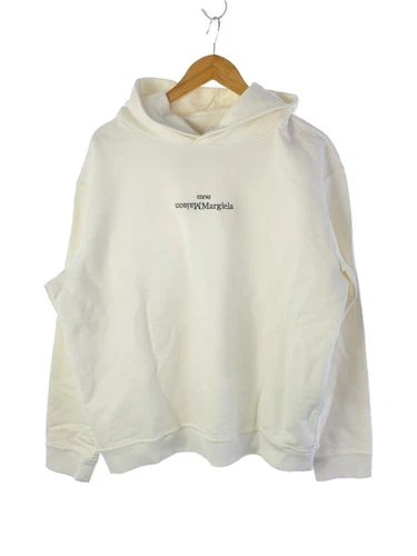 Felpa con cappuccio Maison Margiela 44 cotone bianco S50GU0167 usata