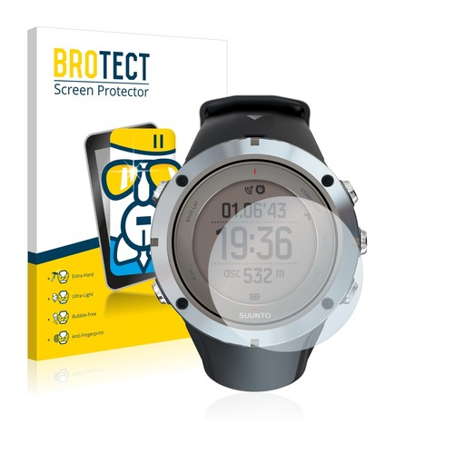 3x Verre Trempé Protection écran Suunto Ambit – Anti-rayures, Brillant, Neuf