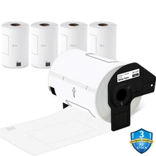 5 Rolls 4X6 Large Paper Shipping Labels DK-1241 for Brother QL-1100 QL-1060N
