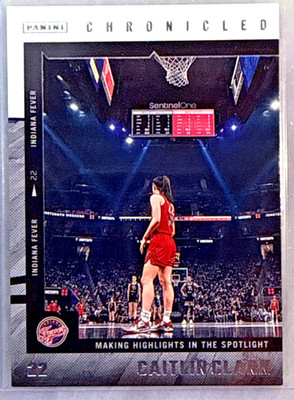2025 Panini Caitlin Clark Chronicled Highlights In The Spotlights Card-#42 Fever