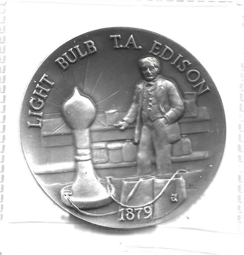 1 oz .925 Silver Round - Edison Light Bulb - Longines Symphonette - SKU-F7196