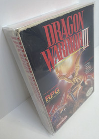 Dragon Warrior III Nintendo Entertainment System NES Complete CIB W/ Poster