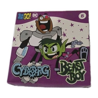 2022 McDonald's Happy Meal Teen Titans Go! #8 Cyborg & Beast Boy Activity Box