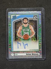 2024-25 Panini Donruss Optic Basketball Anton Watson RC Auto Silver Disco #314