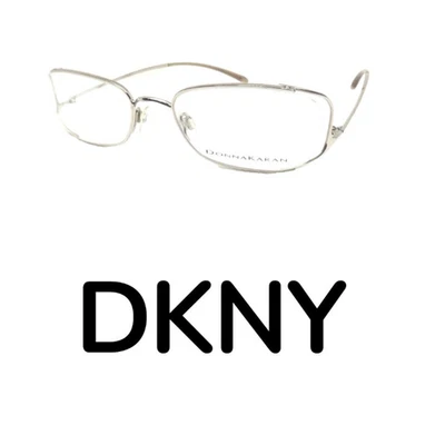 DKNY Montierung Für Brillengestelle Damen Metall Silber Made in Japan 2000 - Bild 1 von 4