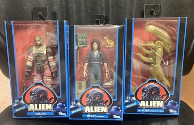 Neca Alien 40th Anniversary Ripley Jumpsuit Dallas xenomorph 7  Figure lot 