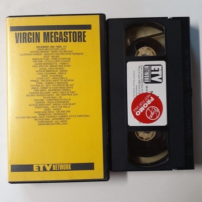 Virgin Megastore 114 VHS 1998 Music Promo ETV Network