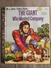 Vintage A Little Golden Book The Giant Who Wanted Company 209-42 1979 #3620