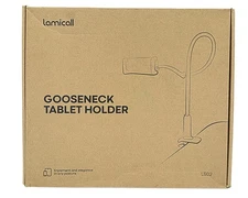 LAMICALL Gooseneck Tablet Holder Stand - Grey