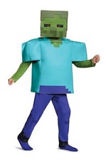Zombie Deluxe Minecraft Mojang Video Game Fancy Dress Halloween Child Costume