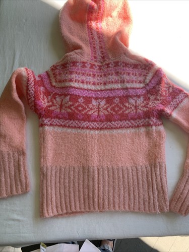 Limited Too Little Girl Size 7 Hoodie Long Sleeve Sweater Zip Front Multi-Pink - Picture 7 of 8