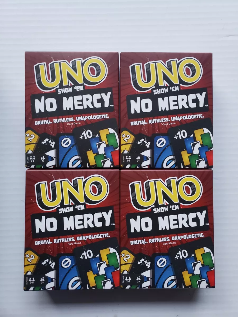 UNO SHOW 'EM NO MERCY, Hobbies & Toys, Toys & Games on Carousell