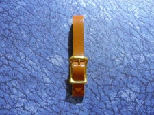 1 New Skinny 3/8 inch Brown Leather Pocket Watch Fob Strap