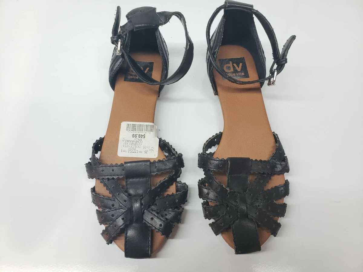 Dolce vita store leather sandals
