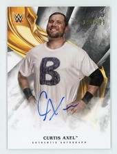 2019 TOPPS WWE UNDISPUTED ~CURTIS AXEL~ AUTO #190/199 AUTOGRAPH