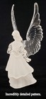 New in Box Vintage Ganz Clear Winged Acrylic Angel Figurine 10.5 inches tall — photo 3